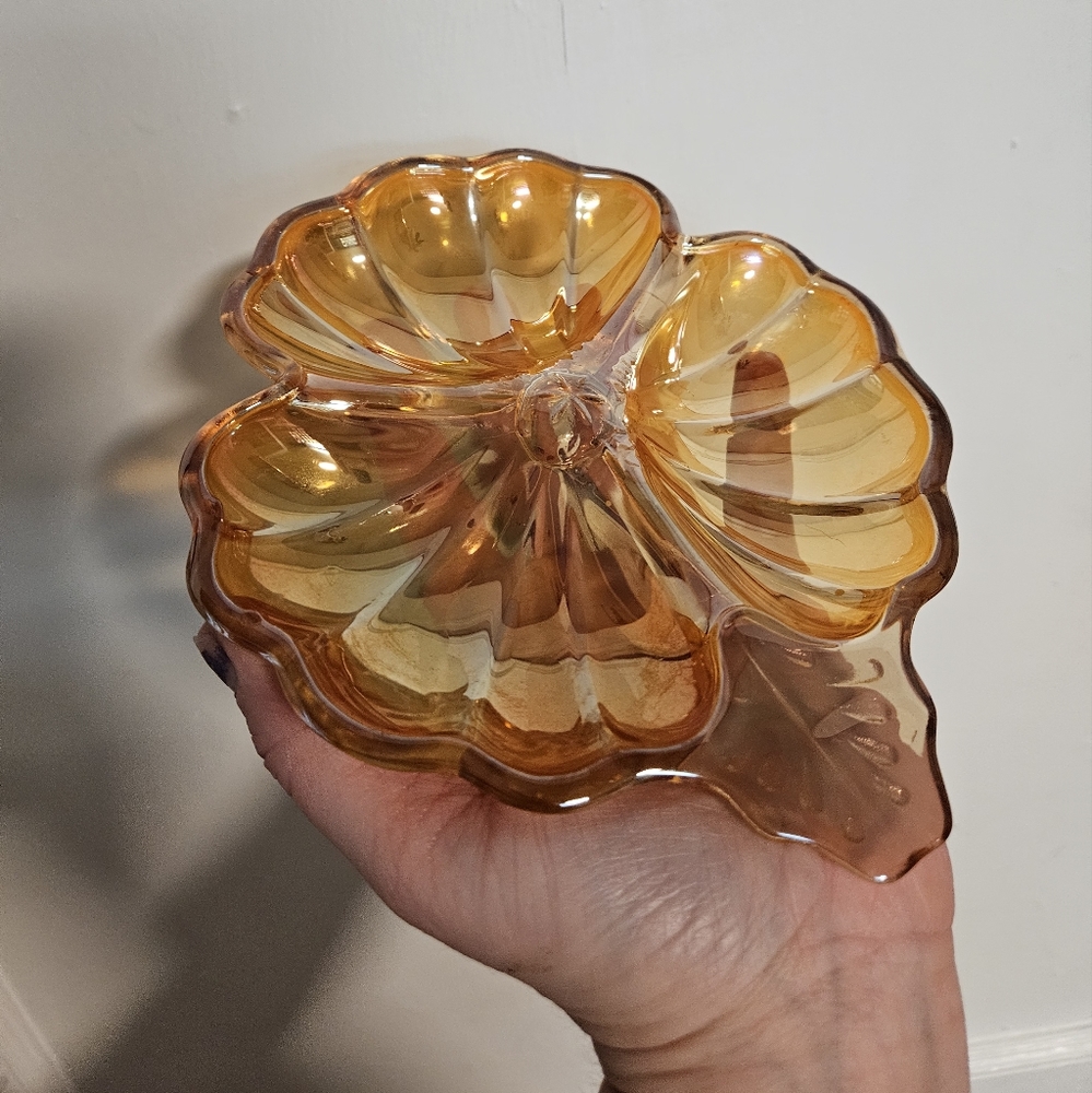 Iridescent Carnival Glass